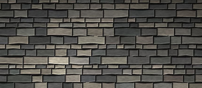 Drystack segmental retaining wall
